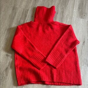 GB Girls Vibrant Red Turtleneck Sweater
